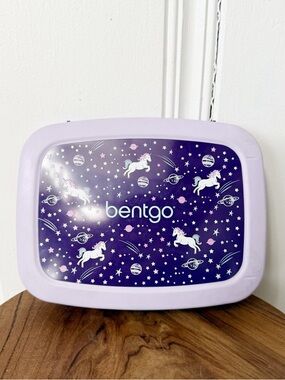 Bentgo Kids Leak-Proof Lunch Box in Unicorn/Lavender Galaxy print